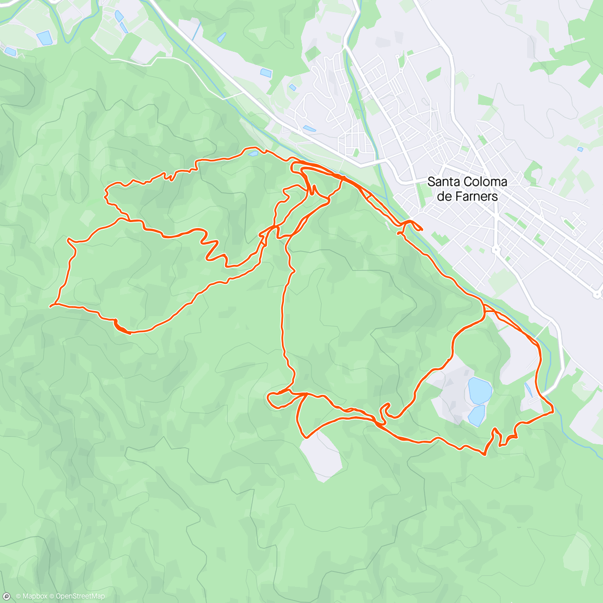 Map of the activity, Balade
