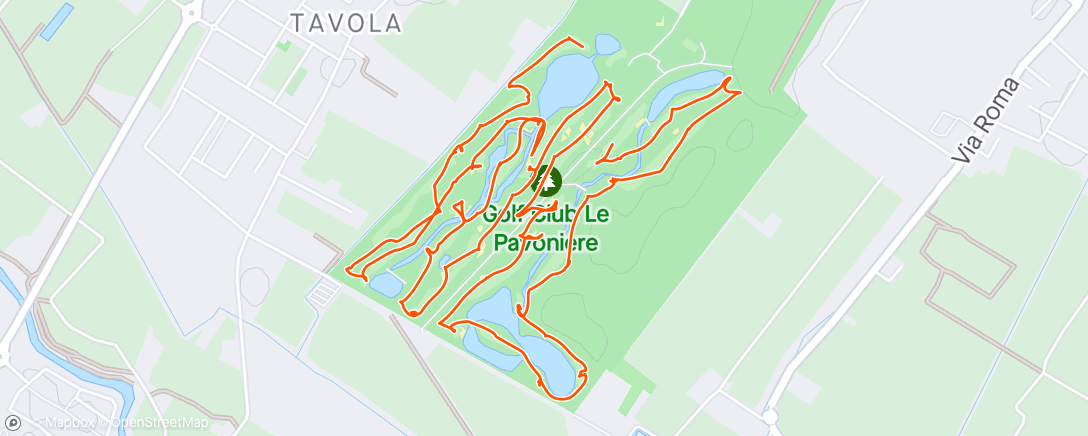 Map of the activity, Le Pavoniere