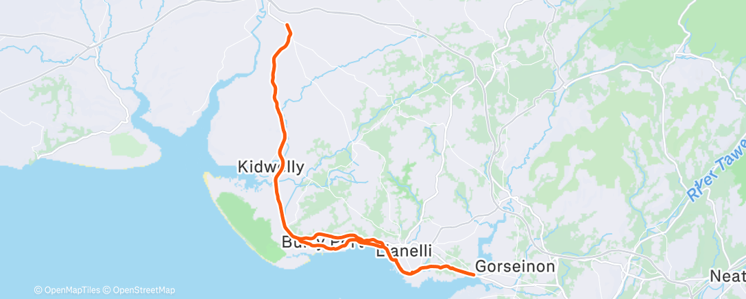 Карта физической активности (Morning Ride)