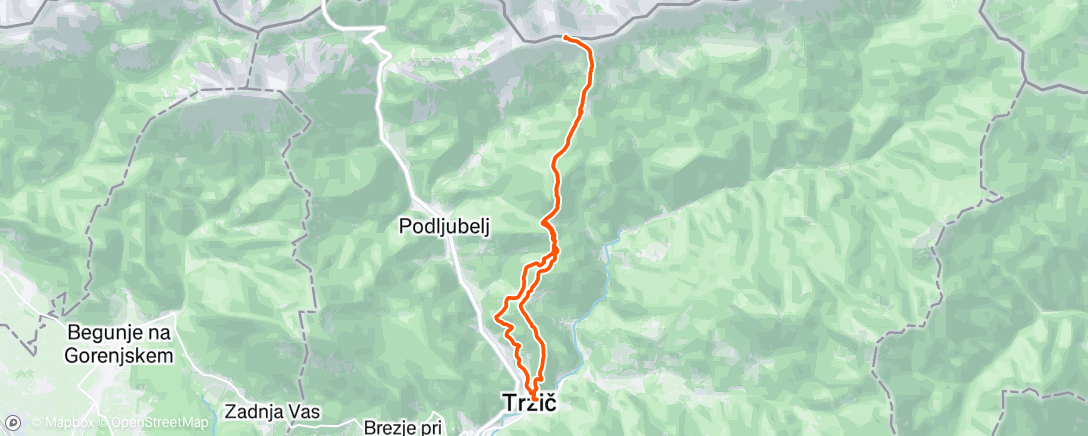 Map of the activity, Kofce - Toplar štruklji Hike 😍🗻☀️