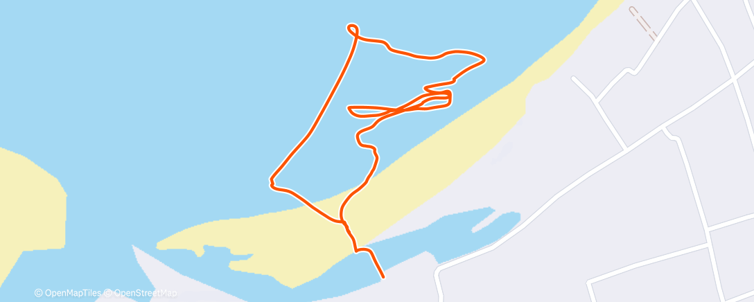 Map of the activity, Stand-up paddle le midi