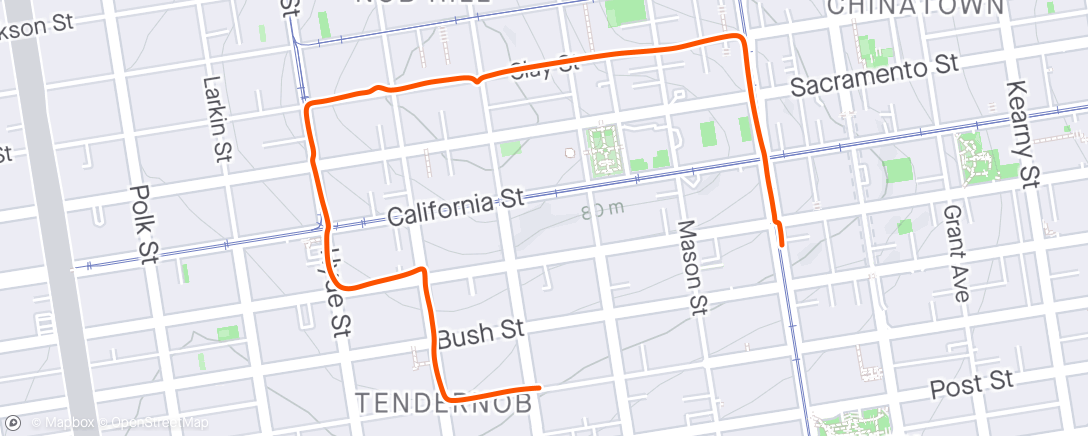 Map of the activity, Y’all SF got some hills!