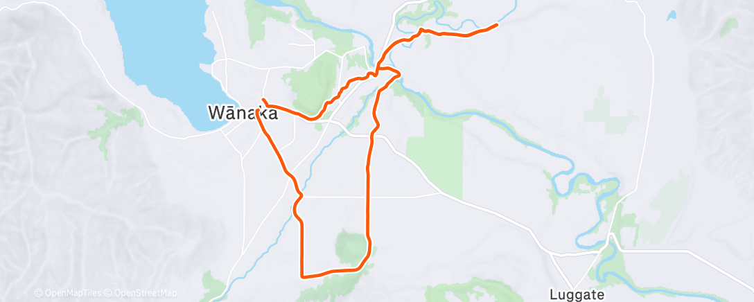 Map of the activity, Morning Ride