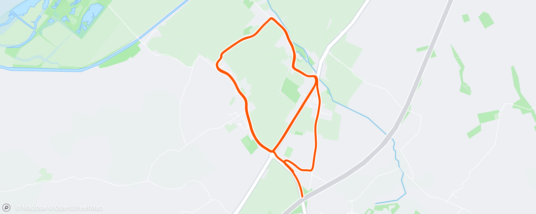Map of the activity, Afternoon “10 miles” Run