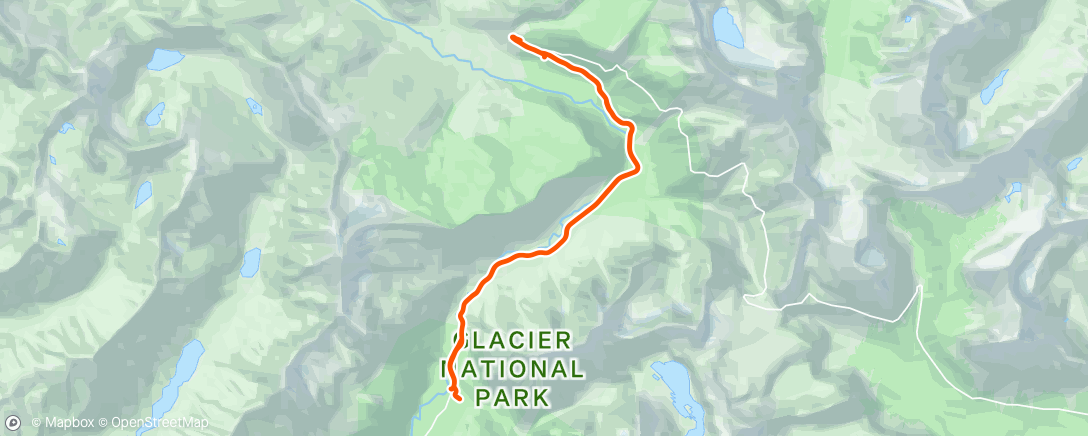 Map of the activity, Lunch Ride