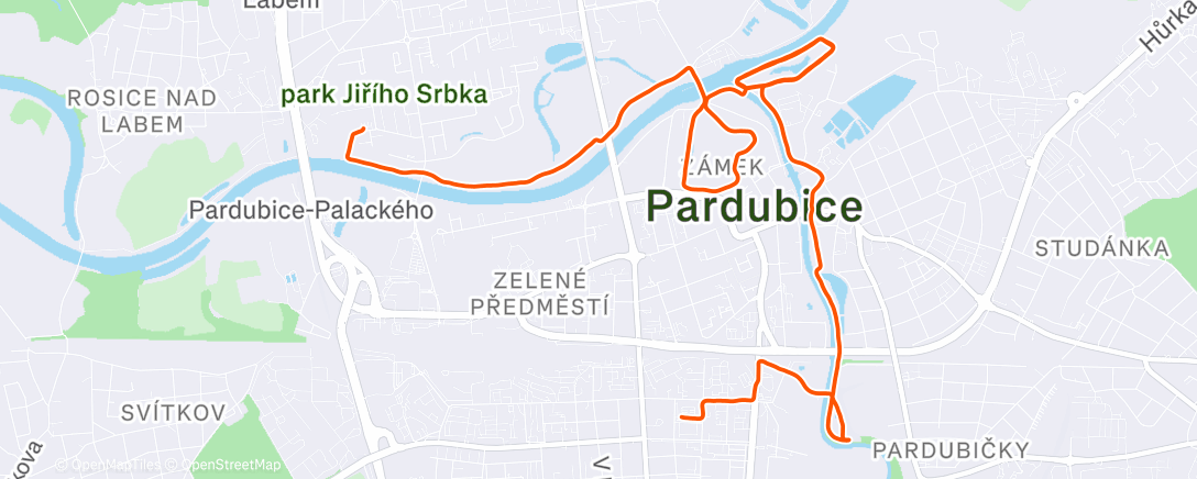 Карта физической активности (Morning Run)