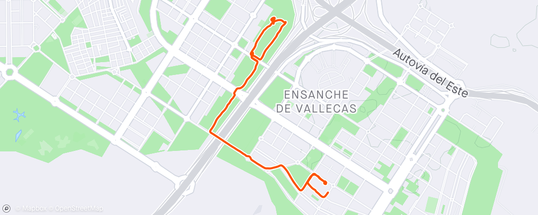 Map of the activity, Paseo por el barrio con las peques al mediodía