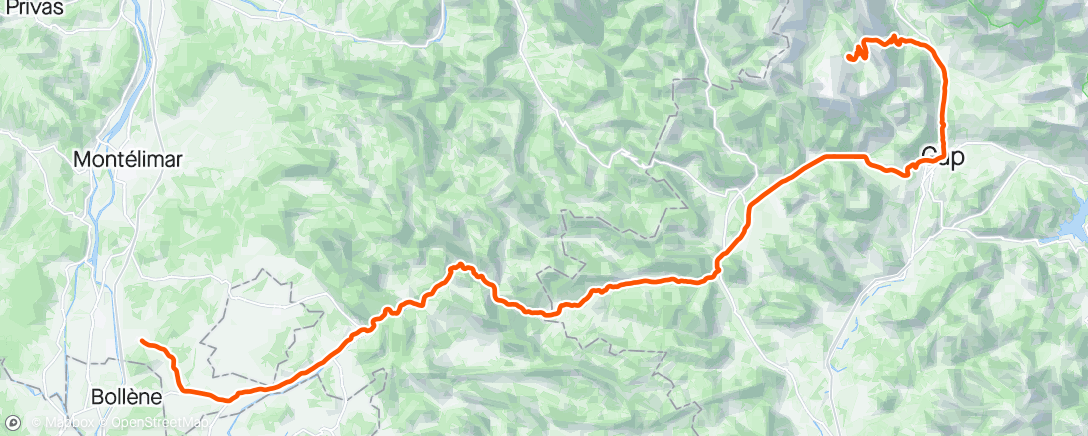 Map of the activity, TDF 17