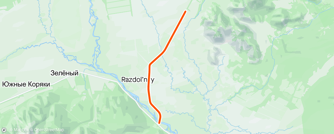 Map of the activity, Длительный 24,5 km 💨 💨 🌧️