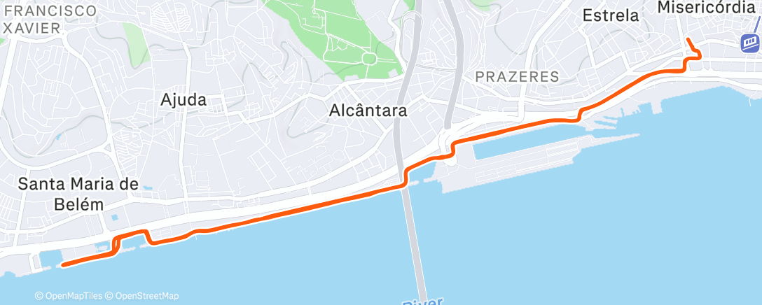 Карта физической активности (Morning Run)