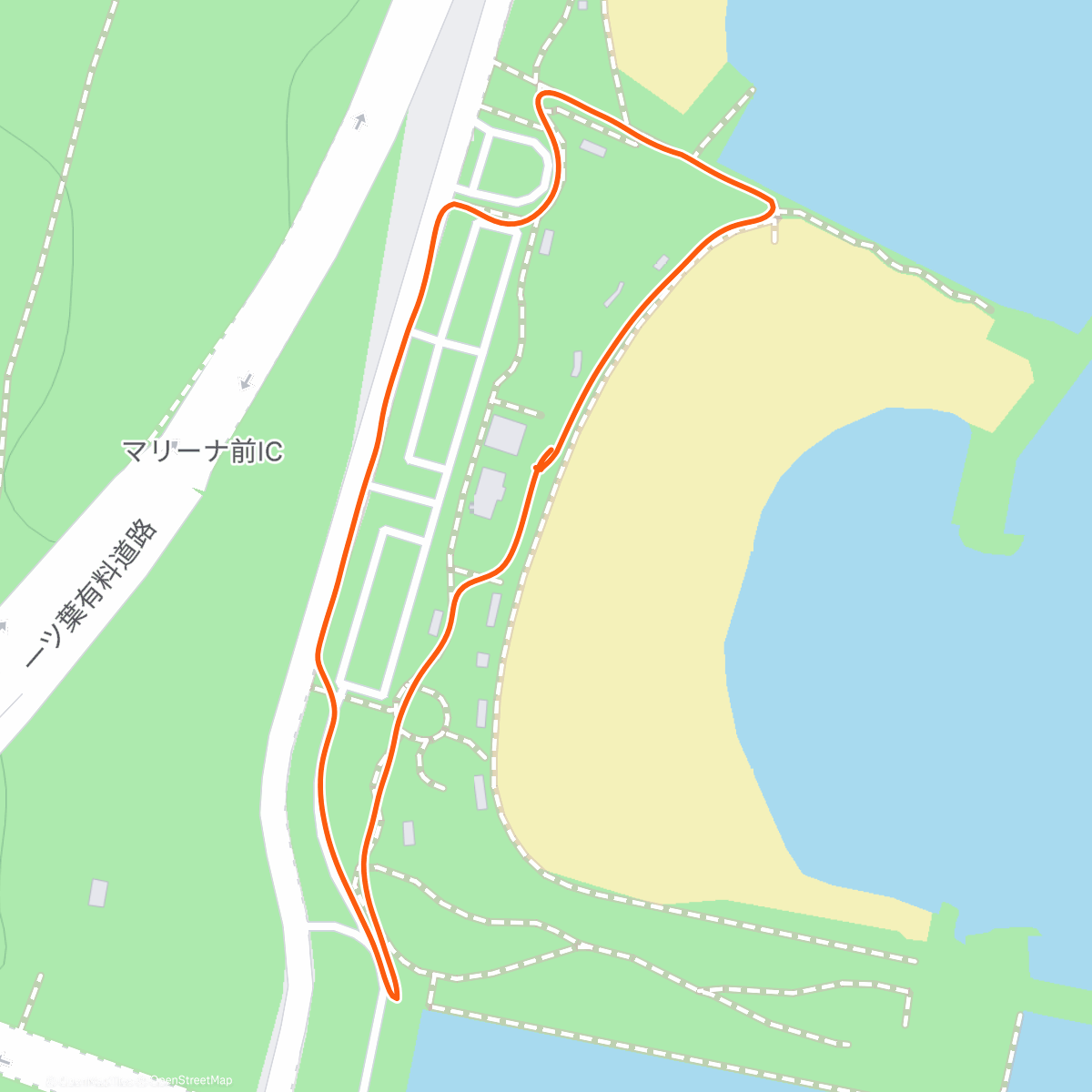 Map of the activity, Jules kun first race with me as a pacer