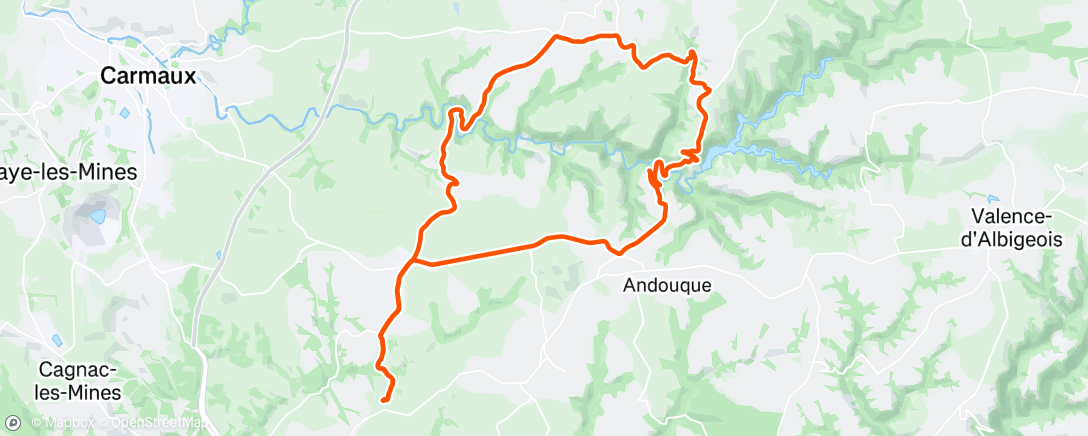 Carte de l'activité