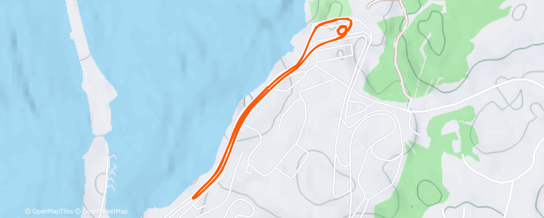 Map of the activity, Северный лыжный заезд (после обеда)