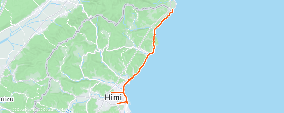 Map of the activity, Afternoon Ride