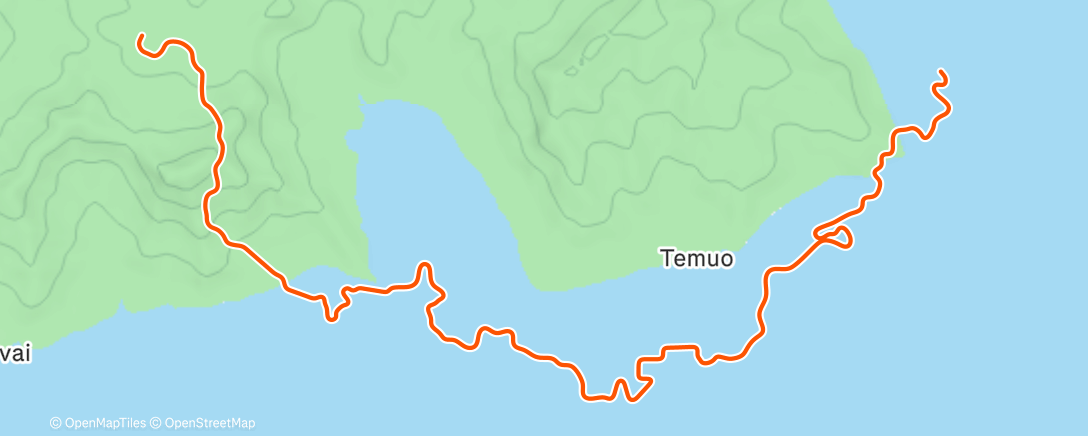 Карта физической активности (Zwift - The Big Ring in Watopia)