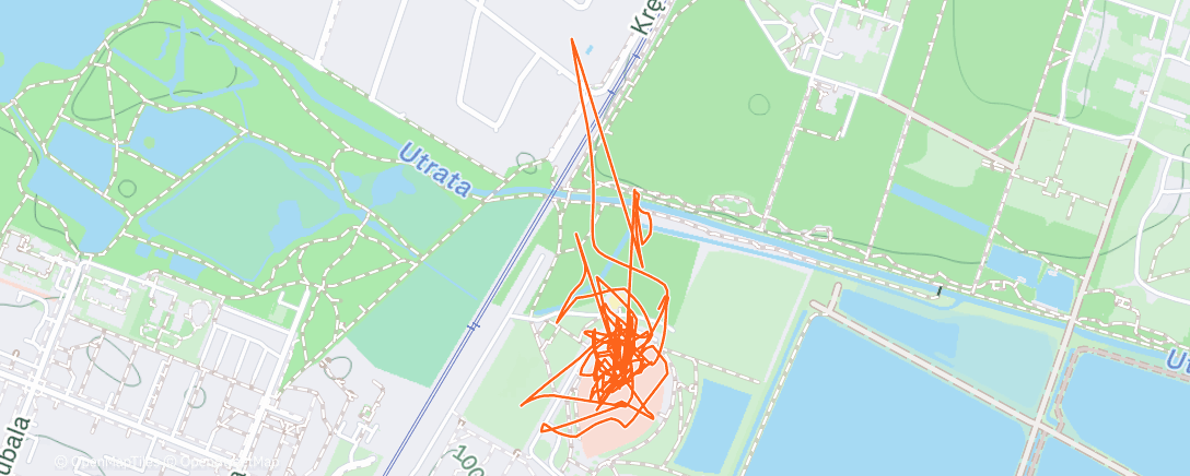 Map of the activity, Nachtradfahrt