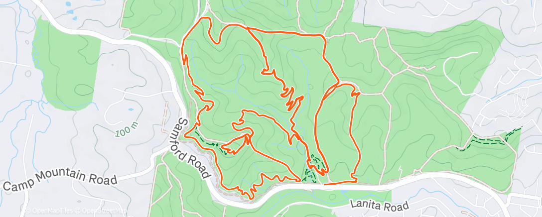 Карта физической активности (Morning Activity)