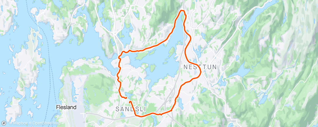 Map of the activity, Morning Run med 👶🏻 i 🛒