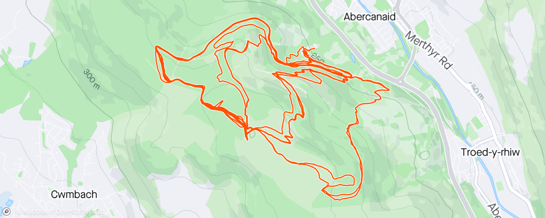 Map of the activity, Bike Park Wales! 🌧️