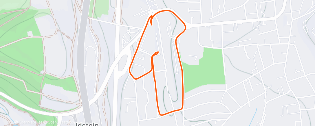 Map of the activity, Mittagspaziergang