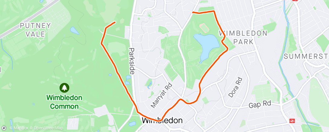 Map of the activity, Post work plod