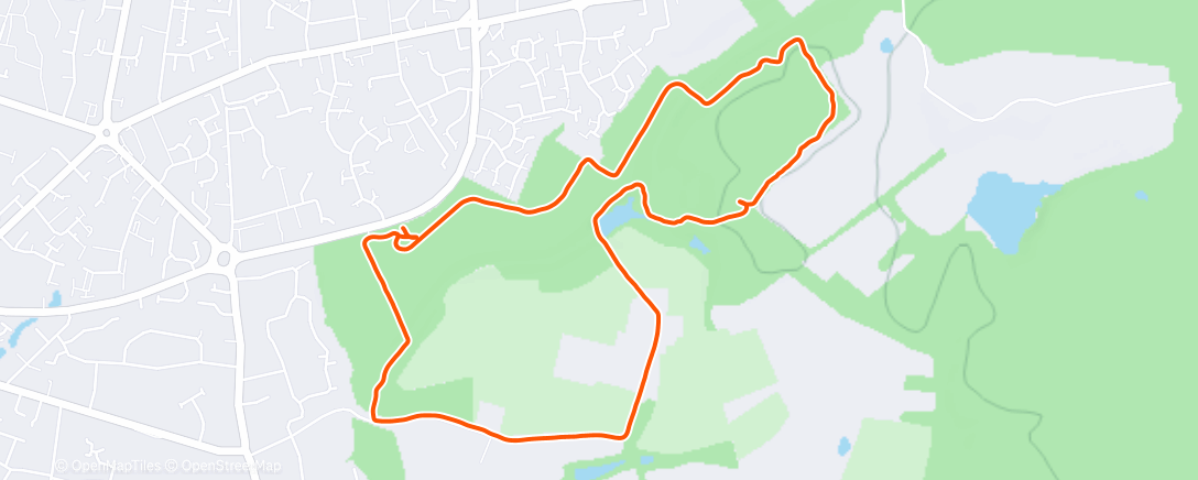 Map of the activity, Owlbeech Loop