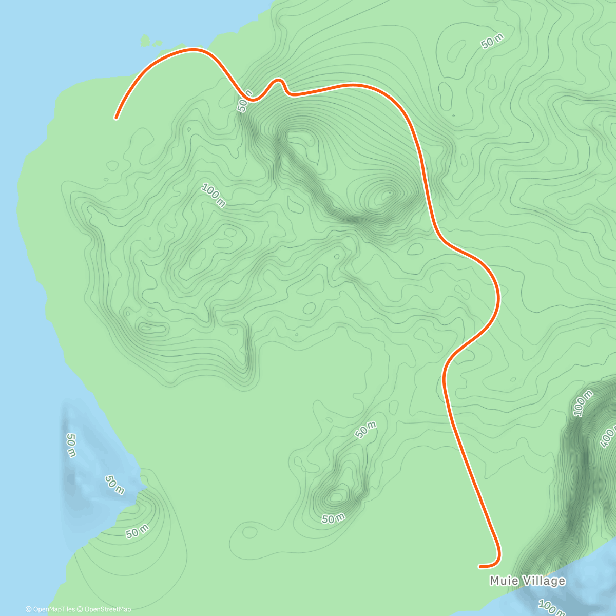 Map of the activity, Zwift - Volcano Flat in Watopia