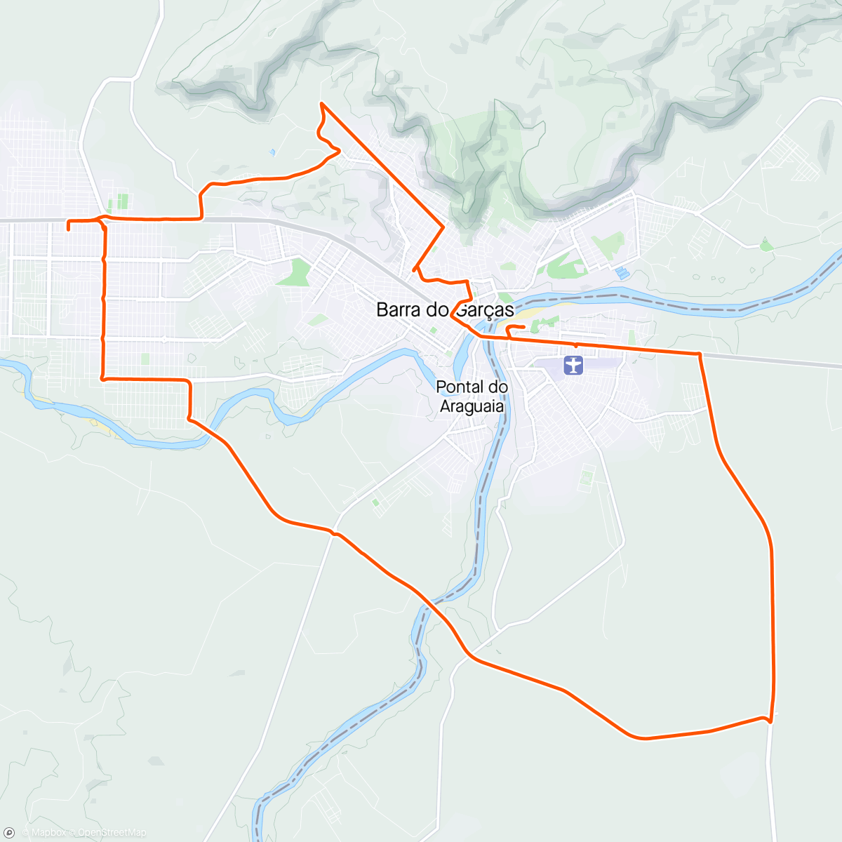 Map of the activity, Anel viário
