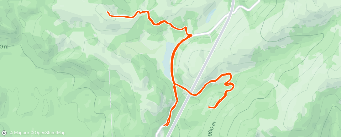 「Ulzama trail」活動的地圖