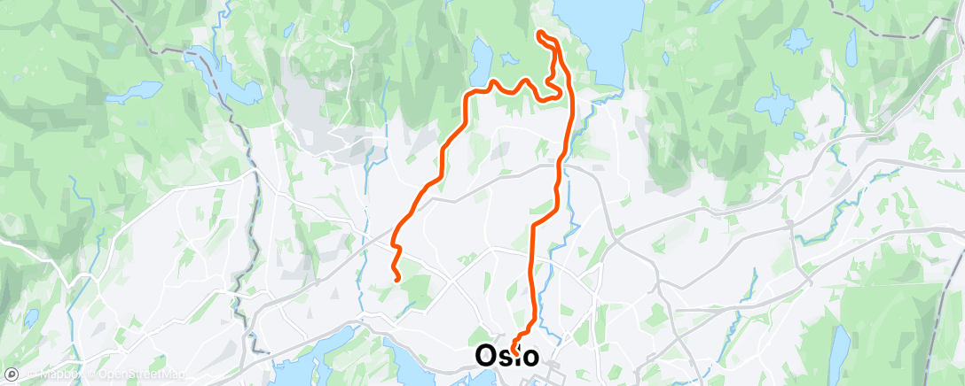 Map of the activity, Sognsvann/SNL