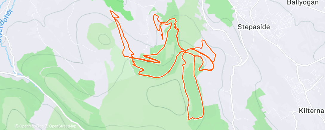 Map of the activity, Morning Ride