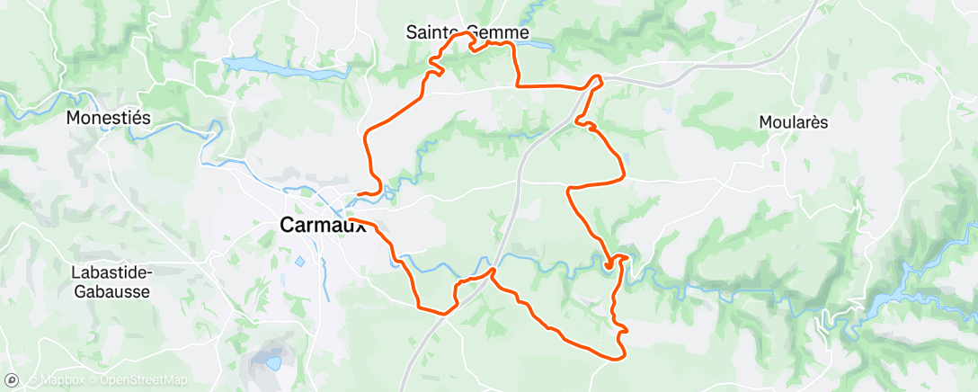 Carte de l'activité