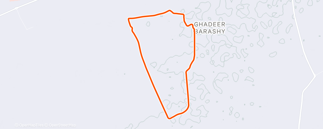 Map of the activity, 晚間騎乘