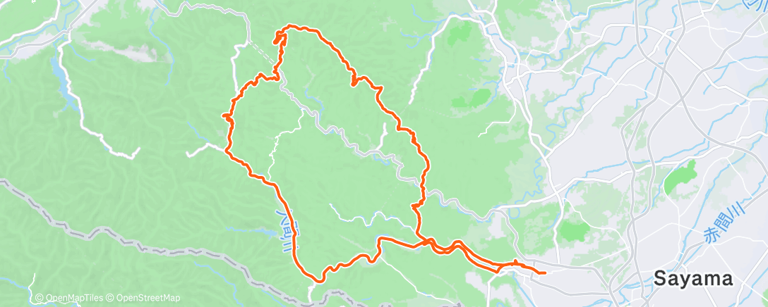 Карта физической активности (輪ライド)