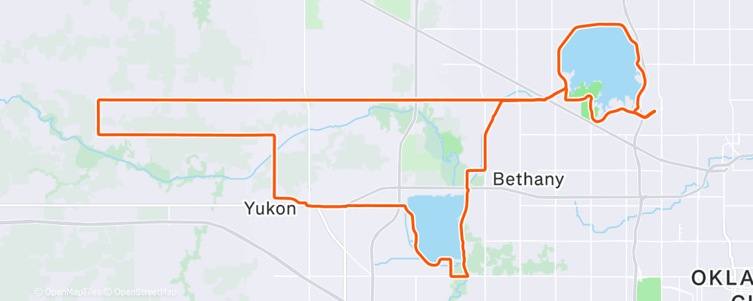 Карта физической активности (Morning Ride)