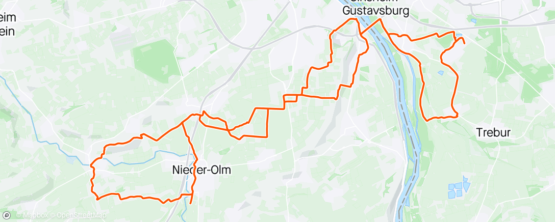 Map of the activity, SKG Gravel L bis Nieder-Olm