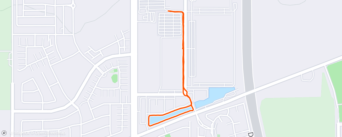 Map of the activity, Afternoon Walk