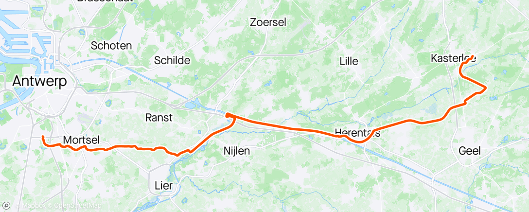 Map of the activity, Werk - woontje