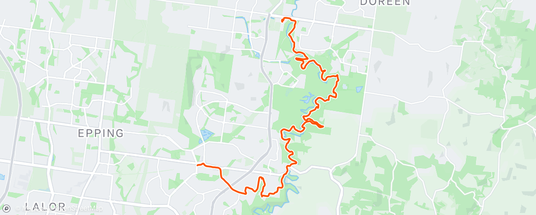 Map of the activity, Lunch Ride