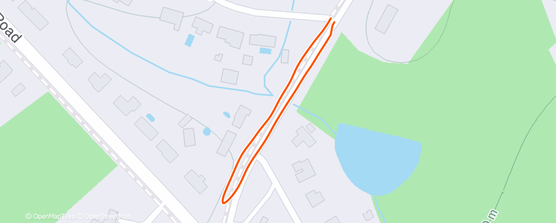 Map of the activity, Morning Run