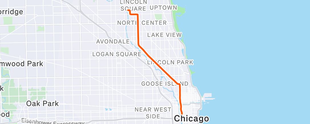 Карта физической активности (Afternoon Ride)