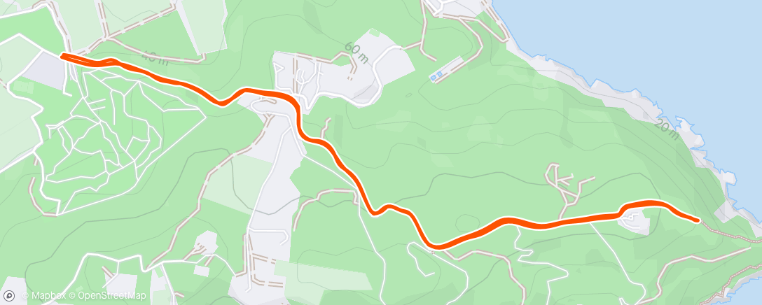 Map of the activity, Run up to Cap Camarat 🇫🇷