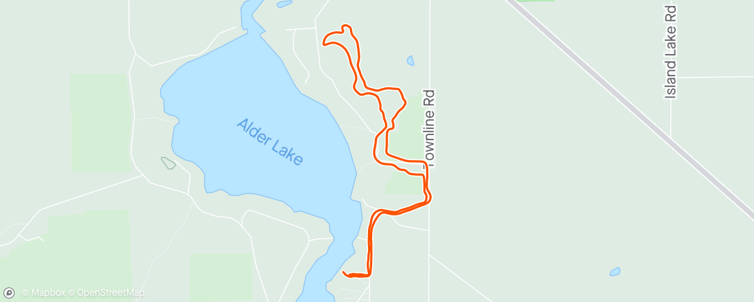 Map of the activity, Dogs Walk