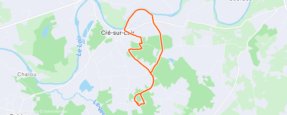 Map of the activity, Trail avec Eugénie ♥️