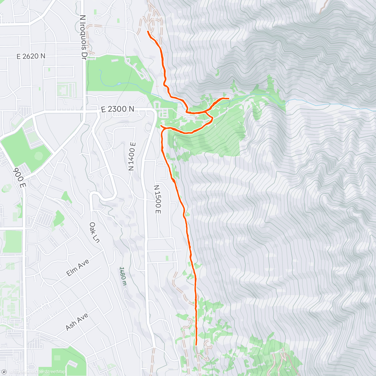 Map of the activity, bonneville shoreline sunset