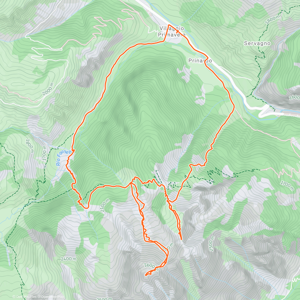 Карта физической активности (Monte Bassura e Auta di Barel 🩵❄️😀😍)