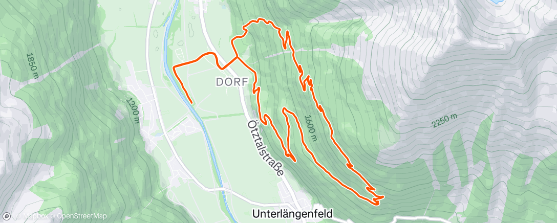 Map of the activity, Schamel Ferienlager Tag 6