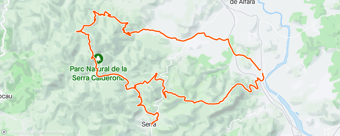 Map of the activity, Tristan y Serra
