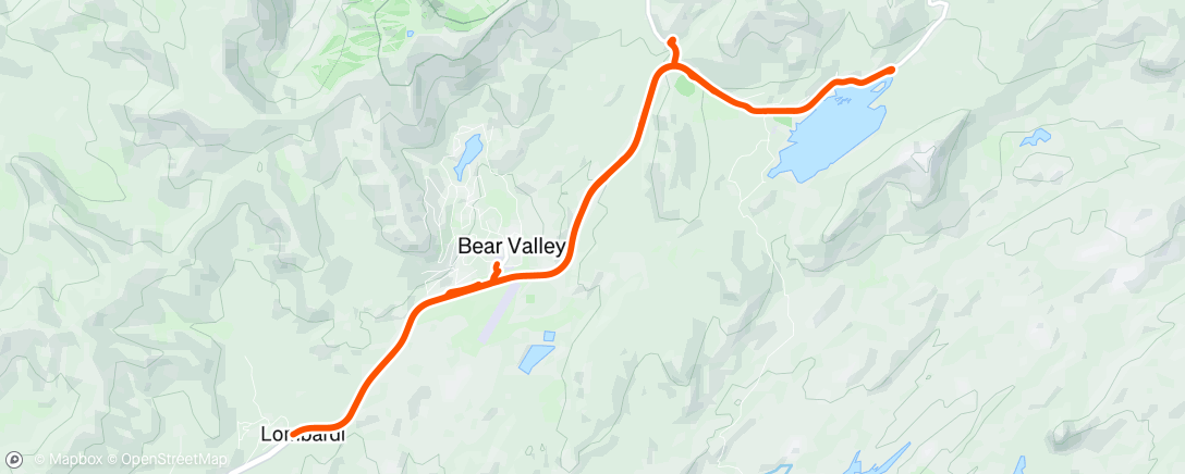 Map of the activity, Morning Ride