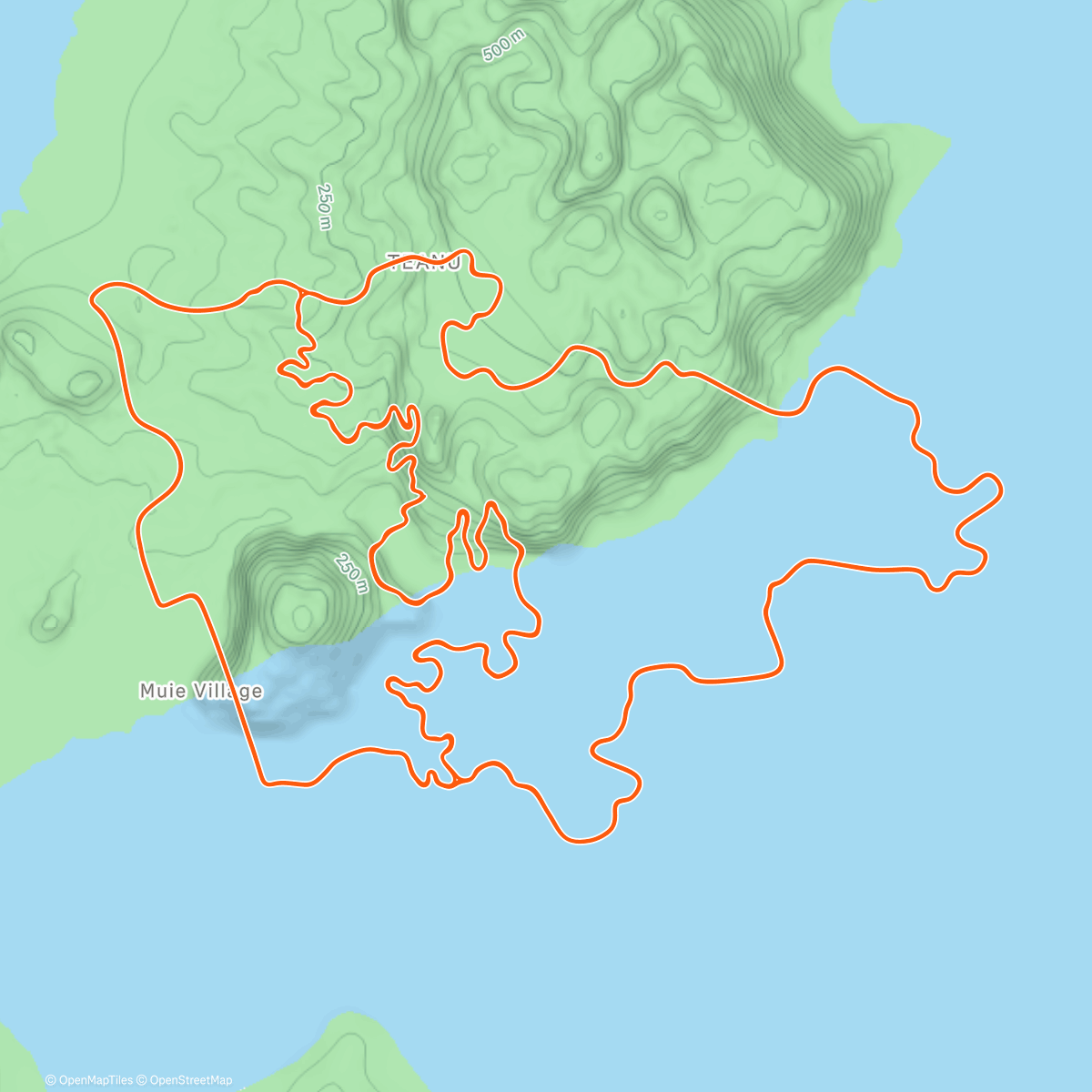 Map of the activity, Zwift - Group Ride: EVO CC Flux Ride [1.8 - 2.0w/kg avg] (D) on Eastern Eight in Watopia
